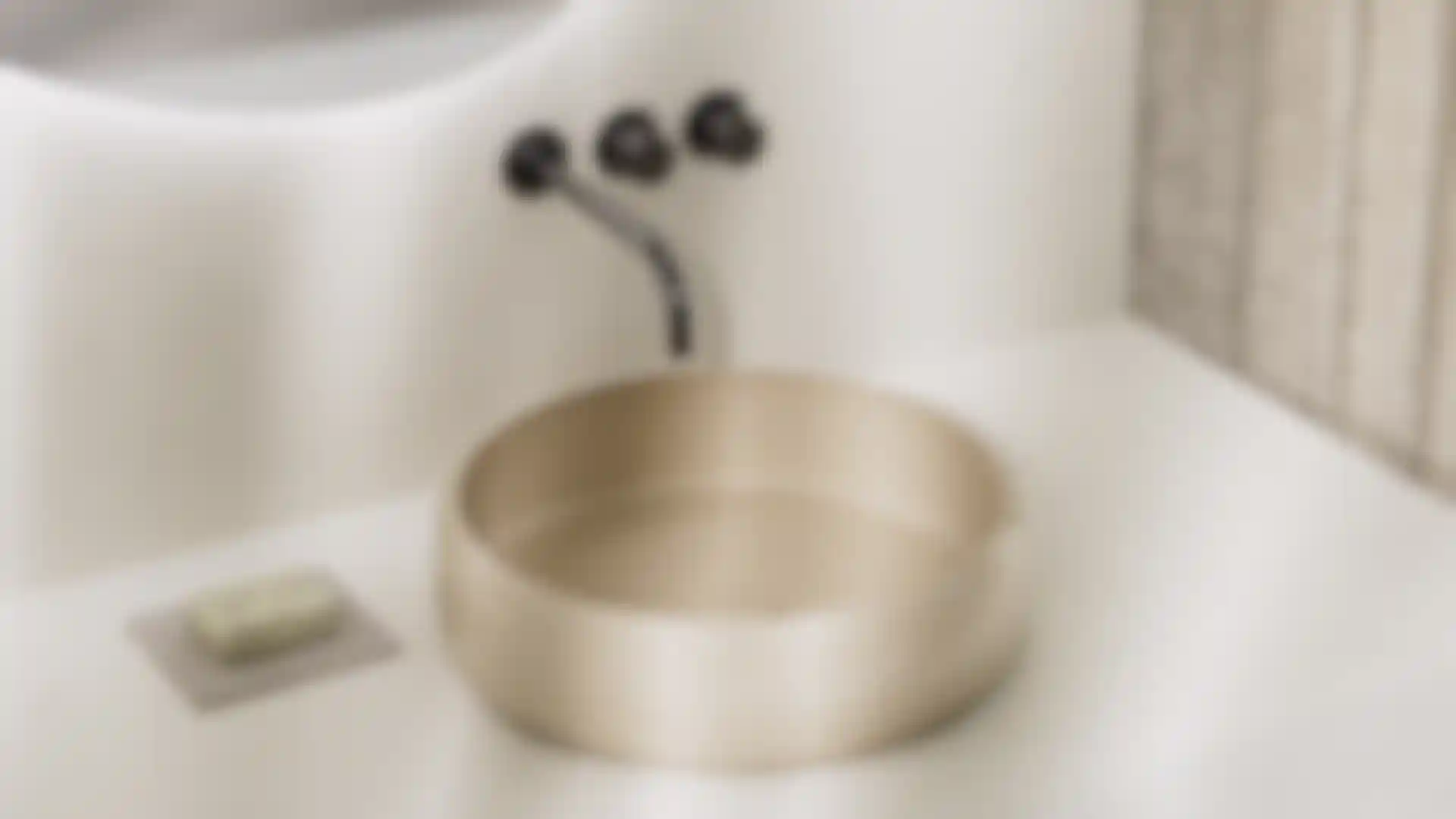 3D rendering of a luxurious ceramic bathroom sink by atelier 522 in Cinema 4D and Redshift