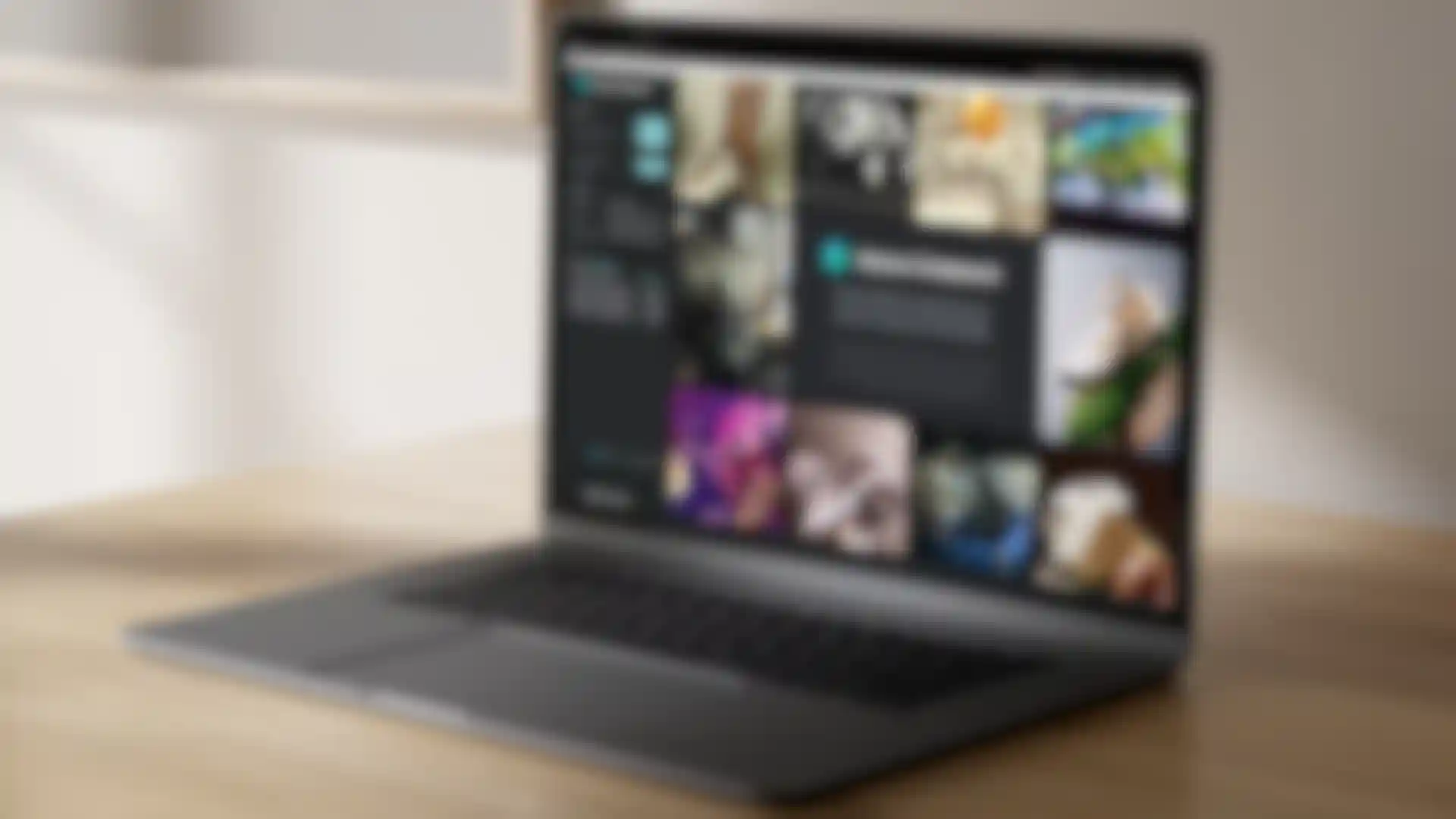 MacBook running Maxon Cinebench 2026 GPU CPU benchmark with 3D art showcase
