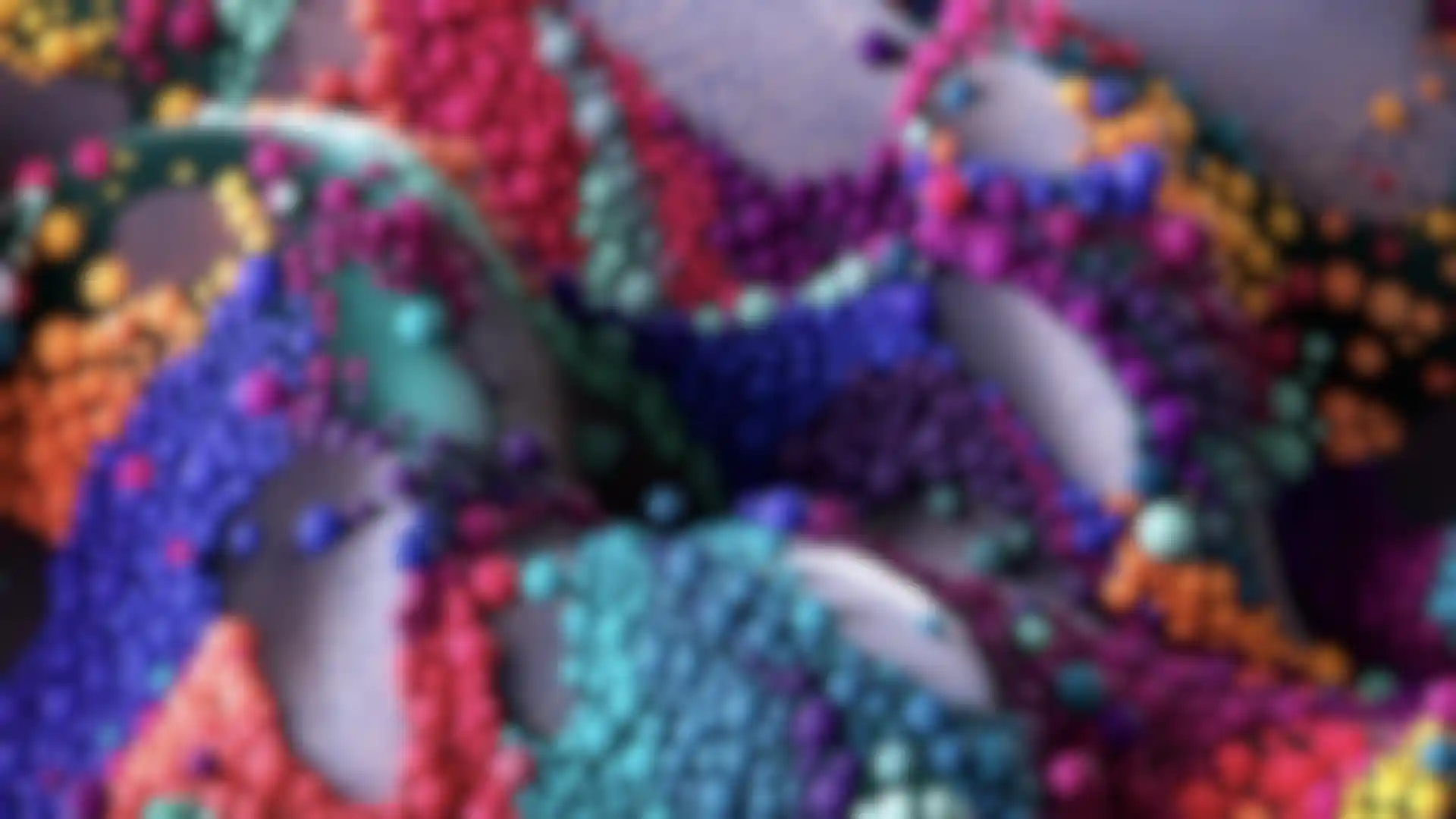 Colorful 3D simulation of morphing shapes, showcasing Cinema 4D's power in dynamic animation